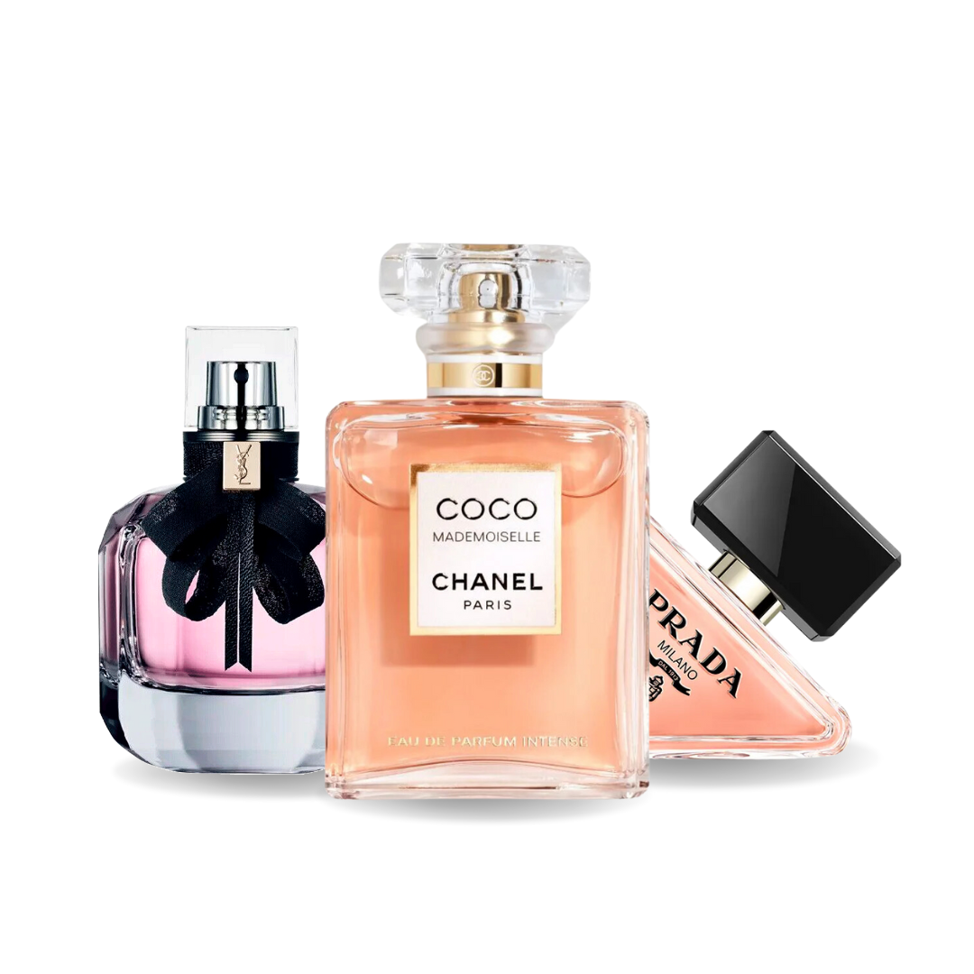 Set de 3 parfumuri | Prada PARADOXE, COCO MADEMOISELLE a MON PARIS 100 ml