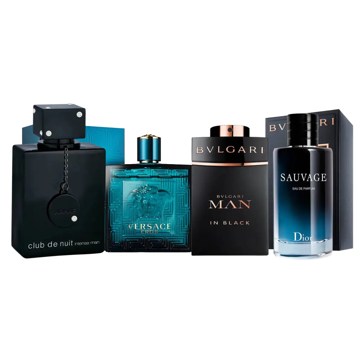 Set de 4 parfumuri | Man in Black, Sauvage, Club the Nuit, Eros 100ml