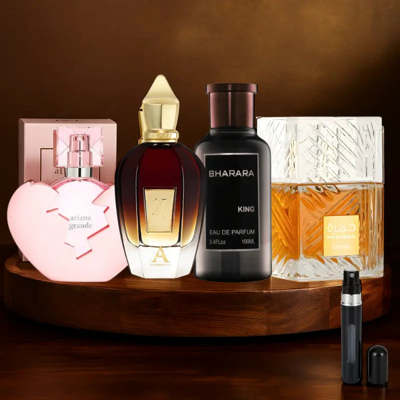 Set de 4 parfumuri | Thank u Next, King, Alexandria 2, Khamrah
