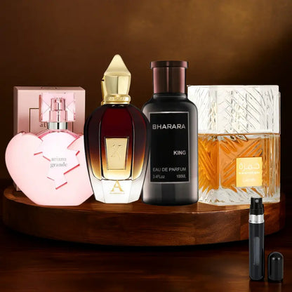 Set de 4 parfumuri | Thank u Next, King, Alexandria 2, Khamrah