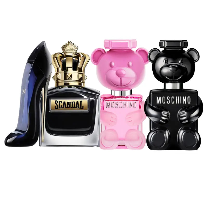 Set de 4 parfumuri | Toy Boy, Scandal Man, Toy 2 Bubble Gum, Good Girl