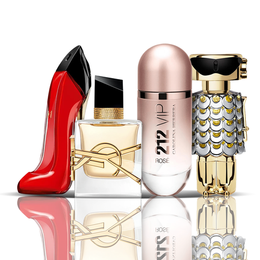 Set de 4 parfumuri | Very Good Girl + Libre + 212 VIP Rose + Fame 100ML